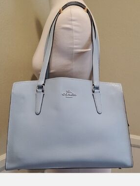 Like NEW Coach Tatum Carryall In Powder Blue Twilight